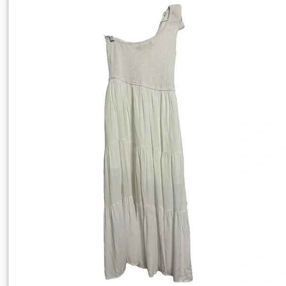 Off The Shoulder Dress Cottagecore Summer Romance Sexy Goddess White Size Small - Picture 6 of 14